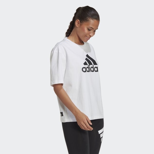Iconos Del Futuro Insignia Del Deporte Camiseta Adidas Blanca