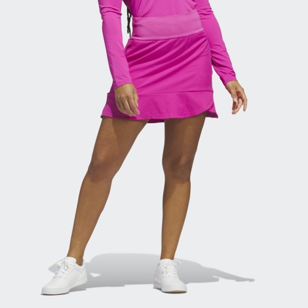 Falda Fucsia Con Volantes Adidas
