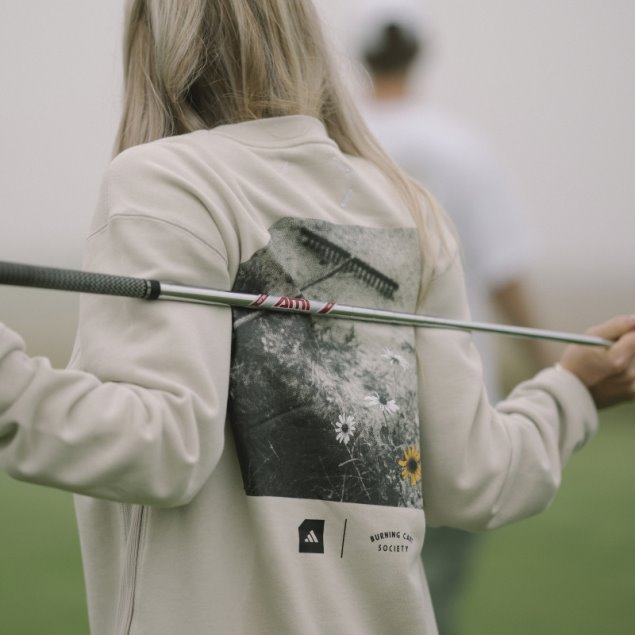 Adicross Burning Cart Society Sudadera Con Cuello Redondo Adidas Bliss