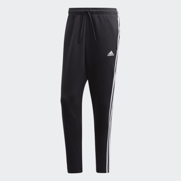 Pantalones Negros Must Have 3 Bandas Tapered Adidas
