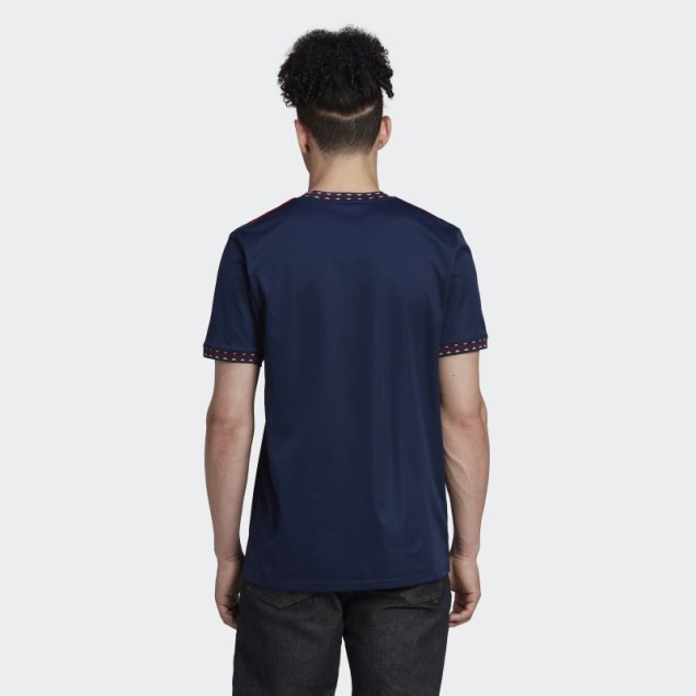 Camiseta Ajax Amsterdam 22/23 Segunda Equipación Adidas Azul Marino