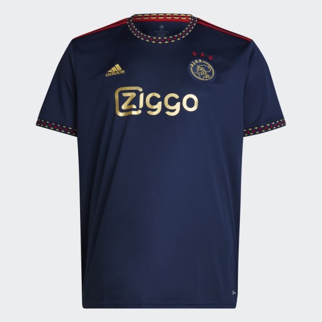 Camiseta Ajax Amsterdam 22/23 Segunda Equipación Adidas Azul Marino