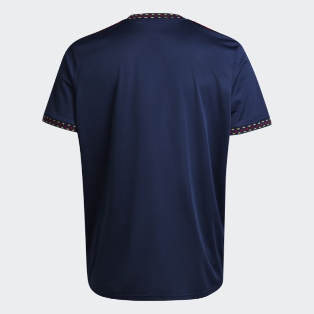 Camiseta Ajax Amsterdam 22/23 Segunda Equipación Adidas Azul Marino
