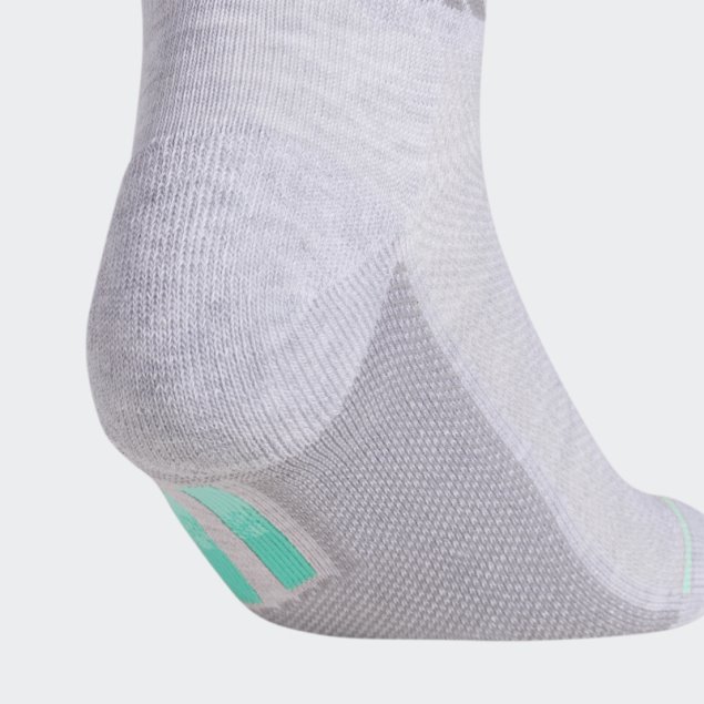 Calcetines Gris Claro Rayas Superlite Corte Bajo 3 Pares Adidas