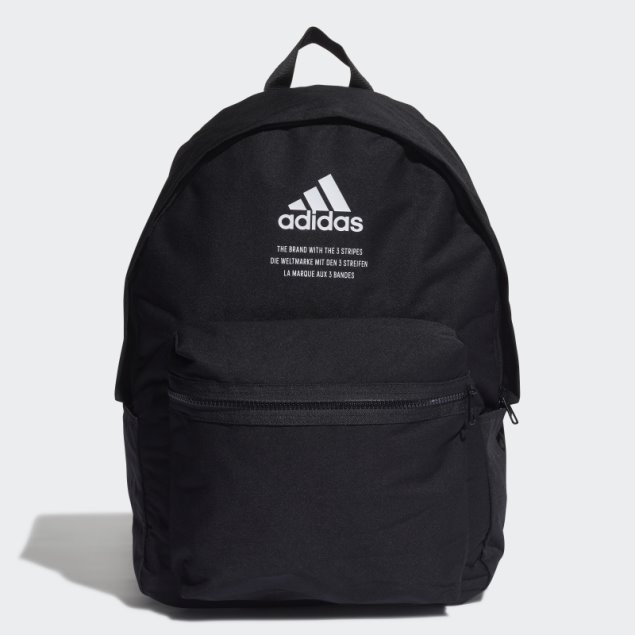 Mochila De Tela Clásica Adidas Negra