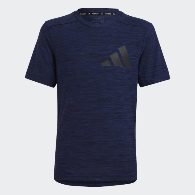 Camiseta Adidas Aeroready Heather Azul Oscuro