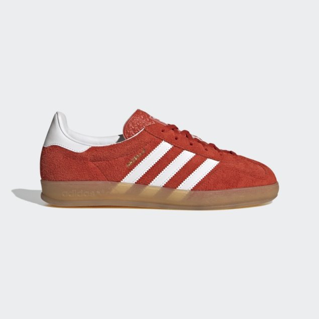 Zapatillas De Interior Adidas Gazelle Naranja Negrita