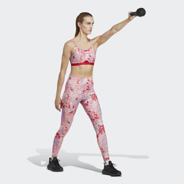 Sujetador Ligero De Entrenamiento Aeroreact Adidas Coral