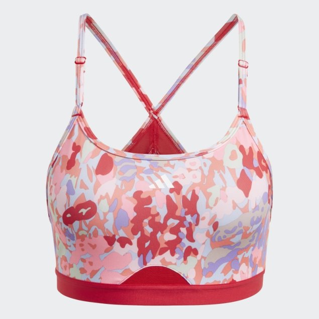 Sujetador Ligero De Entrenamiento Aeroreact Adidas Coral