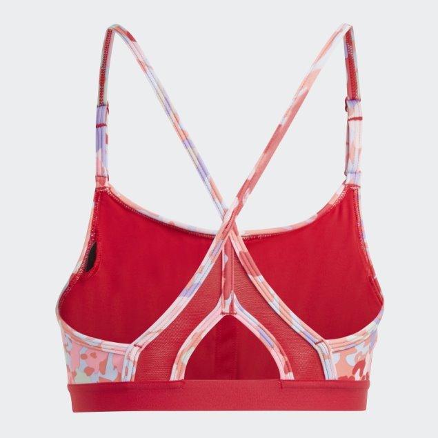 Sujetador Ligero De Entrenamiento Aeroreact Adidas Coral