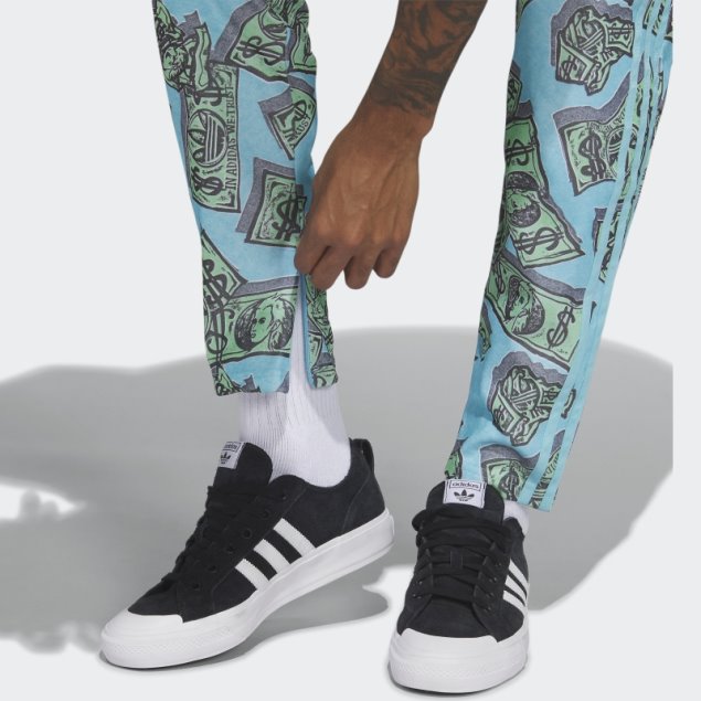 Jeremy Scott Pantalones De Chándal Con Estampado De Dinero (género Neutral) Frost Mint Adidas