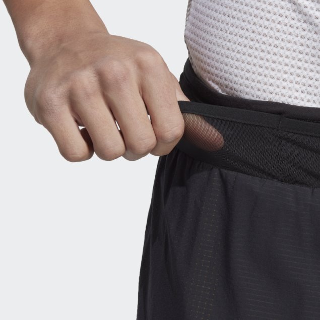 Pantalón Corto Terrex Agravic Pro Trail Running Negro Adidas