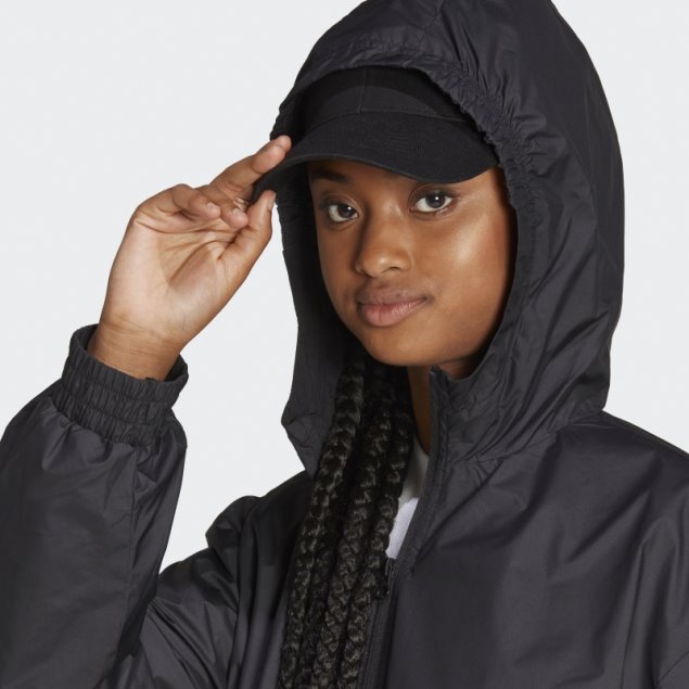 Cortavientos Tejido Con Iconos Del Futuro Negro Adidas