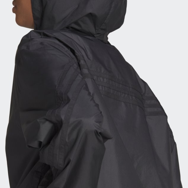 Cortavientos Tejido Con Iconos Del Futuro Negro Adidas