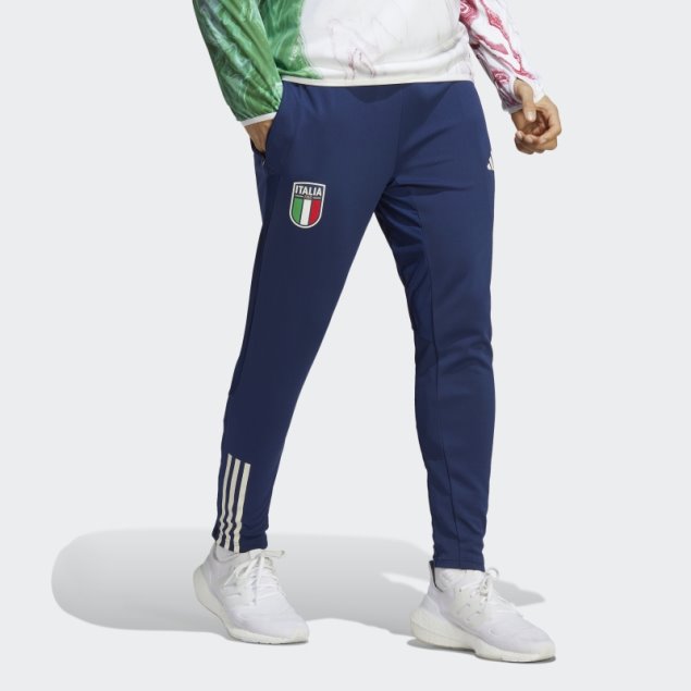 Pantalon Italia Tiro 23 Adidas Azul Oscuro