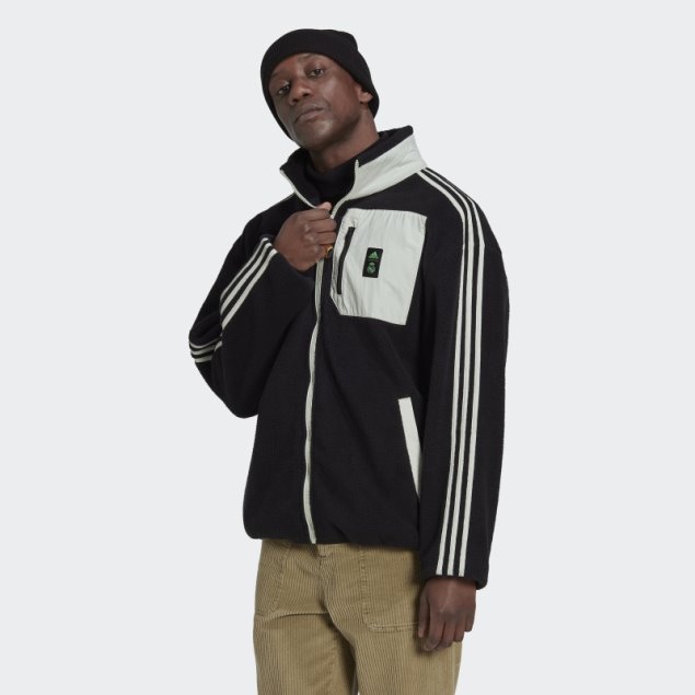 Chaqueta Adidas Real Madrid Lifestyler Negra