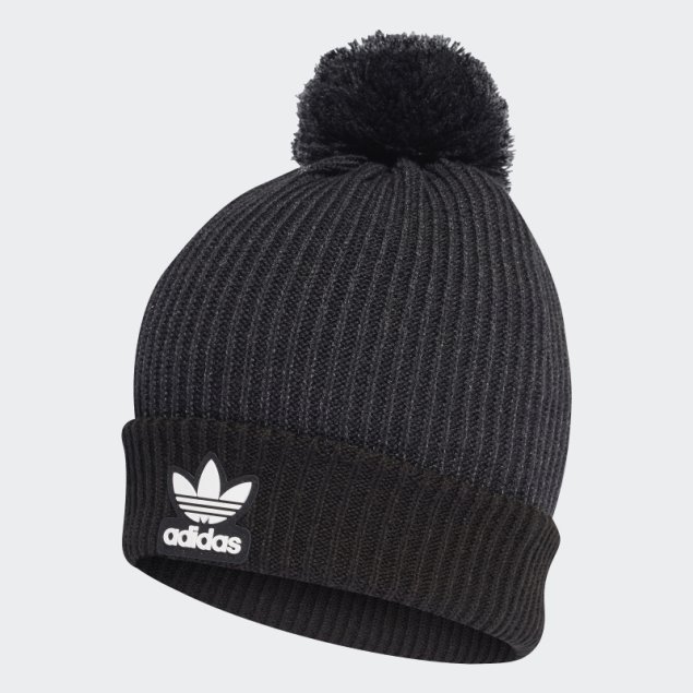 Adidas Adicolor Collegiate Pom Gorro Negro