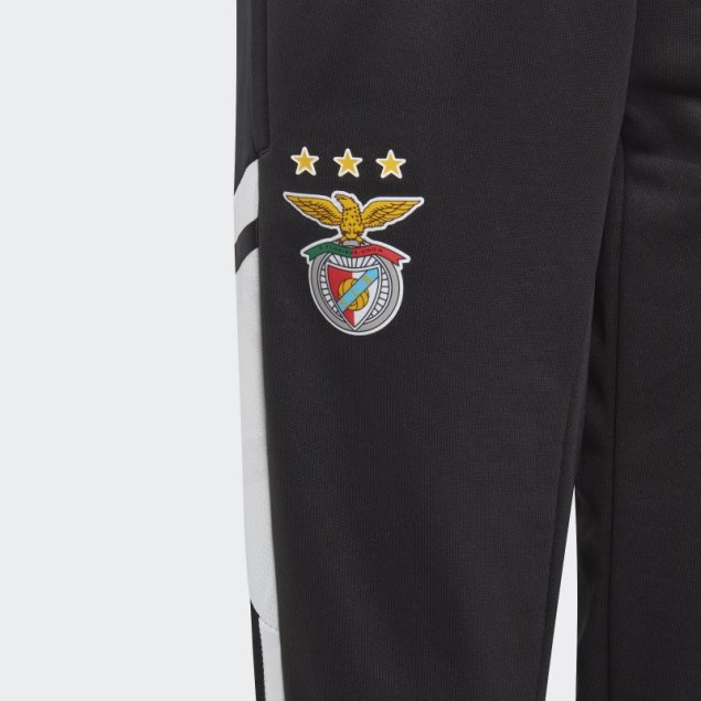 Elegante Benfica Condivo Pantalones De Entrenamiento Adidas Negro