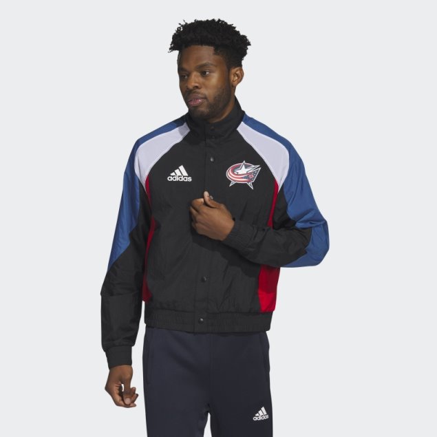 Adidas Chaqueta Retro Azul Inversa Negro