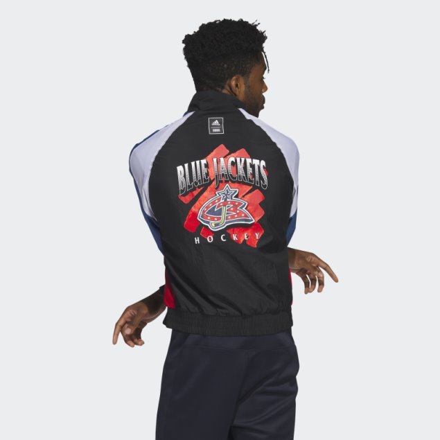 Adidas Chaqueta Retro Azul Inversa Negro