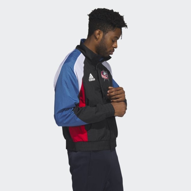 Adidas Chaqueta Retro Azul Inversa Negro