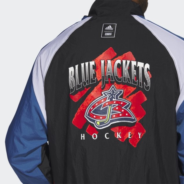 Adidas Chaqueta Retro Azul Inversa Negro