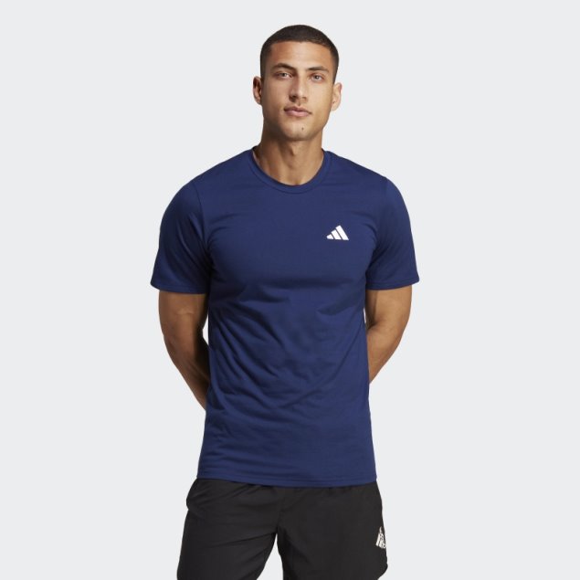 Camiseta De Entrenamiento Azul Oscuro Adidas Train Essentials Feelready