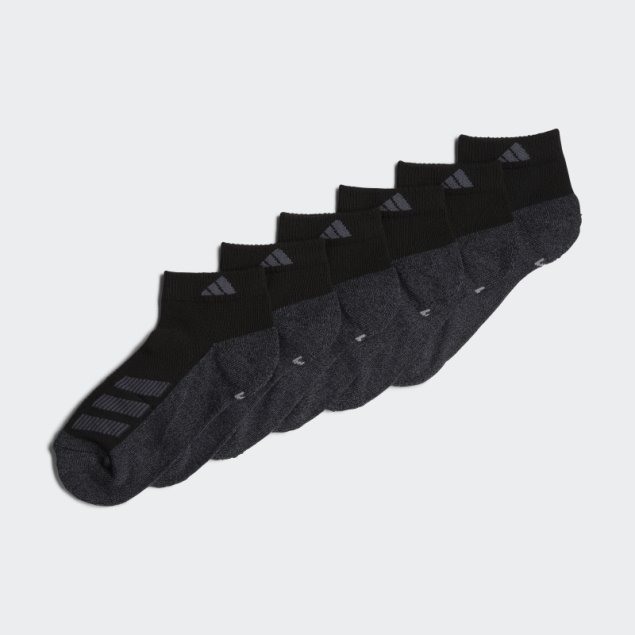 Calcetines Bajos Con Rayas Angulares Acolchadas 6 Pares Negro Adidas