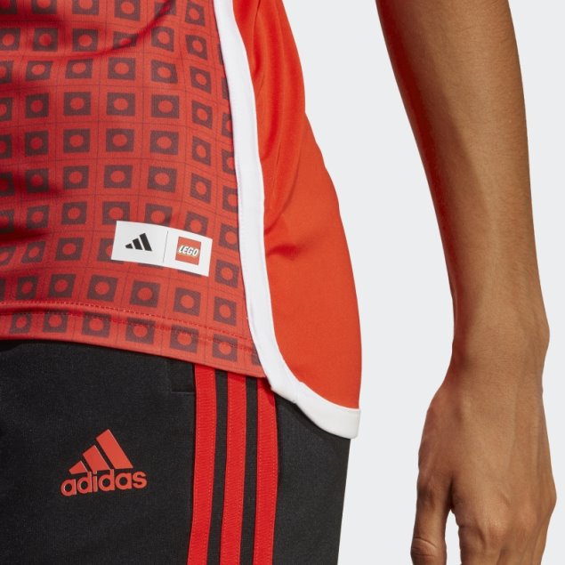 Camiseta De Local Adidas X Lego Naranja Negrita