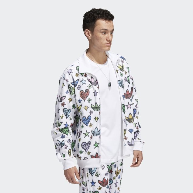 Sudadera Blanca Adidas Monogram Jeremy Scott Firebird (género Neutral)