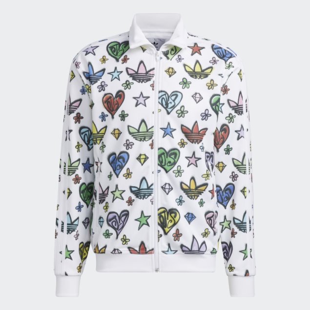 Sudadera Blanca Adidas Monogram Jeremy Scott Firebird (género Neutral)