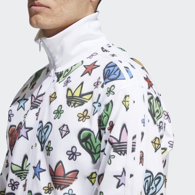 Sudadera Blanca Adidas Monogram Jeremy Scott Firebird (género Neutral)