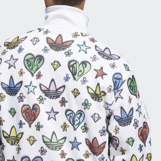 Sudadera Blanca Adidas Monogram Jeremy Scott Firebird (género Neutral)