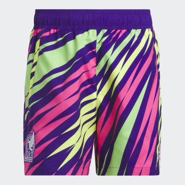 Pantalón Corto De Portero Adidas College Violeta Icono De México