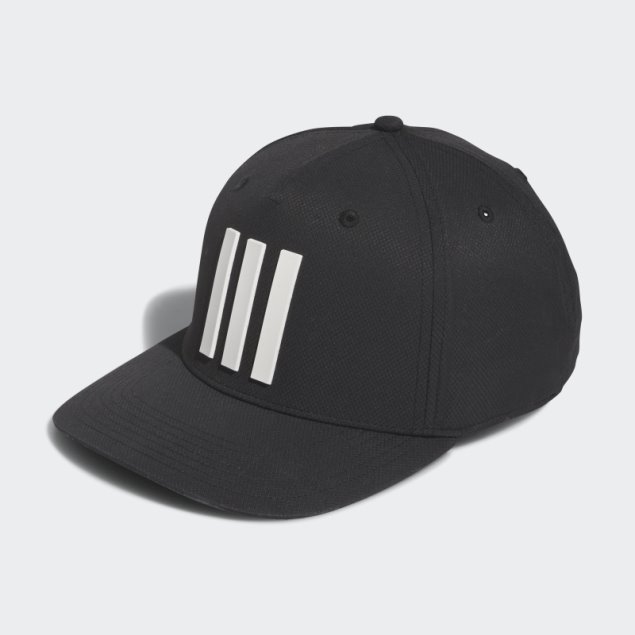 Gorra Negra Adidas Tour 3 Rayas