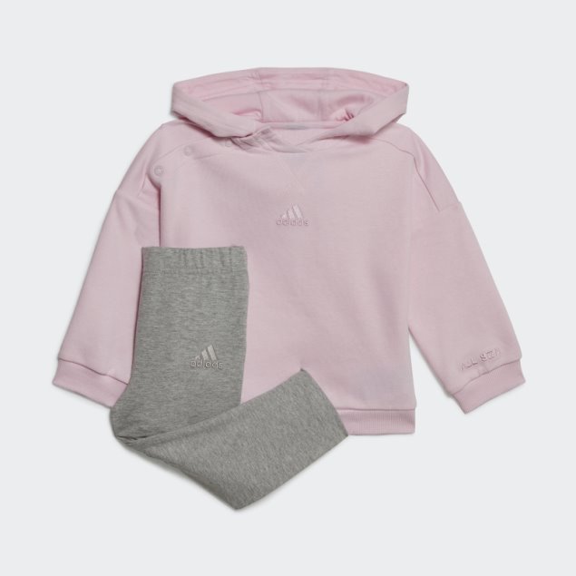 Chándal Adidas Rosa Con Capucha
