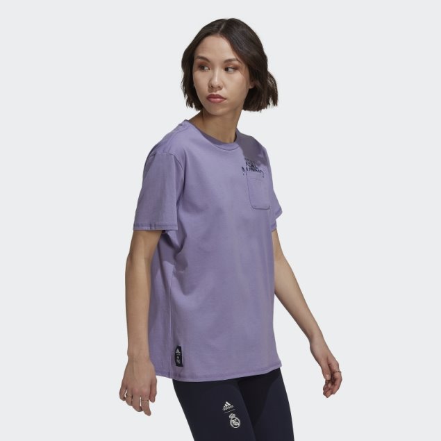 Camiseta Adidas Real Madrid Lila