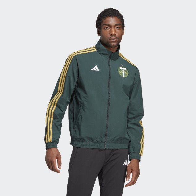 Chaqueta Adidas Verde Himno Portland Timbers