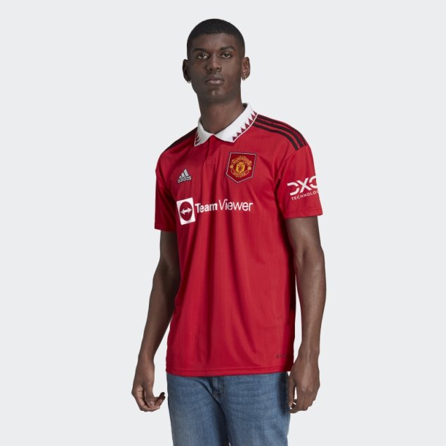 Camiseta Adidas Manchester United Primera Equipación 22/23 Rojo Real