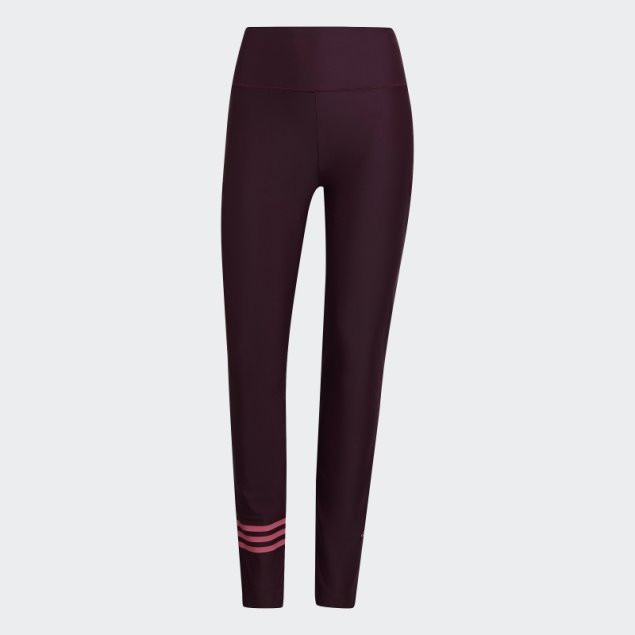 Pantalón De Baño 3 Rayas Adidas Granate