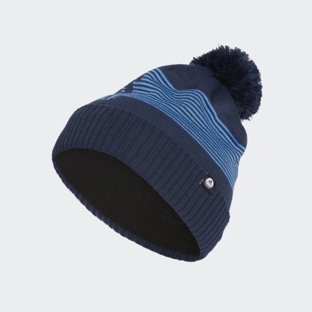 Gorro Adidas Golf Pompom Azul Marino