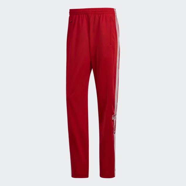 Pantalones De Chándal Adibreak Clásicos Adicolor Rojo Adidas