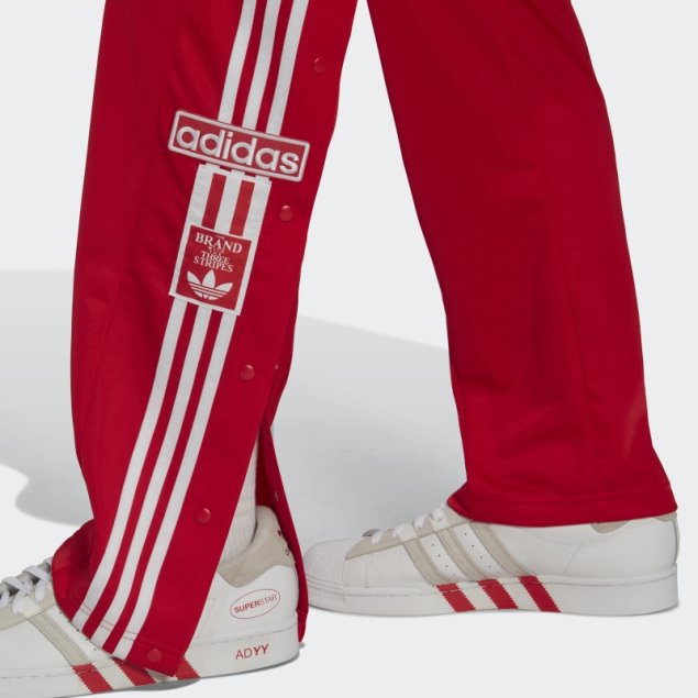 Pantalones De Chándal Adibreak Clásicos Adicolor Rojo Adidas