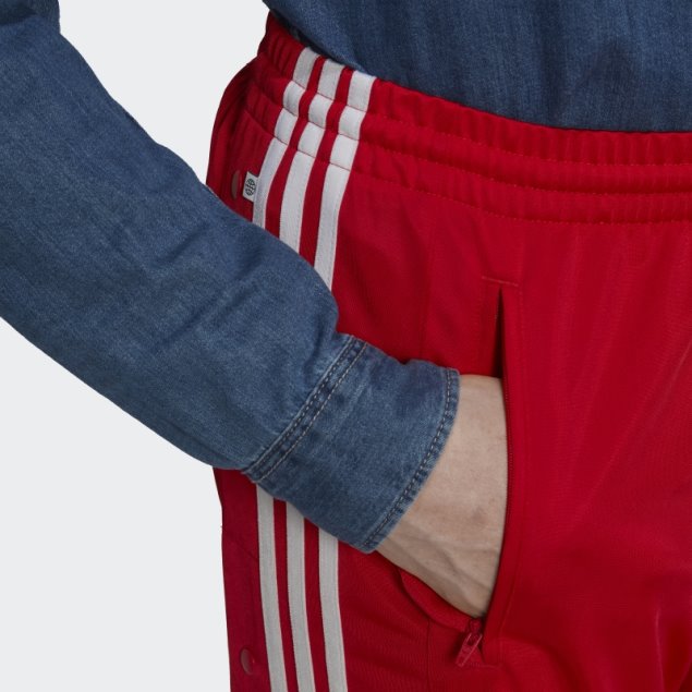 Pantalones De Chándal Adibreak Clásicos Adicolor Rojo Adidas