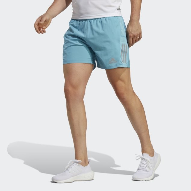 Adidas Own The Run Shorts Plata