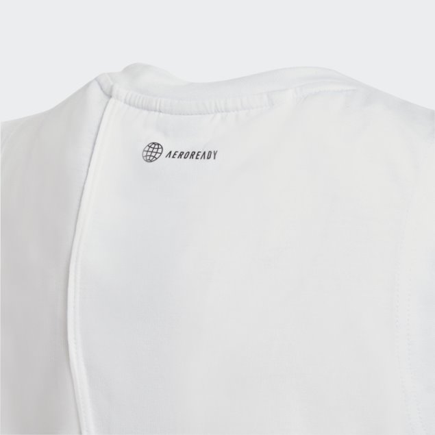Camiseta Adidas Aeroready Girl Power Blanca