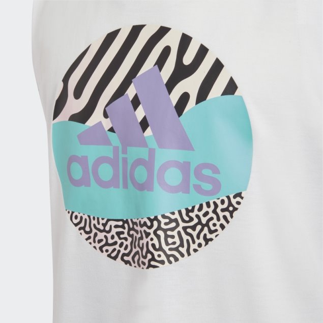 Camiseta Adidas Aeroready Girl Power Blanca