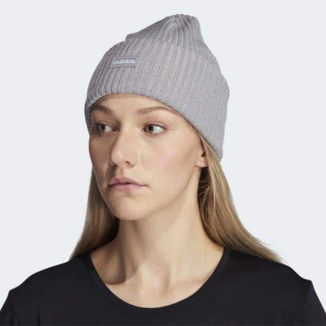 Gorro Con Puños Doblados En Naranja Adidas