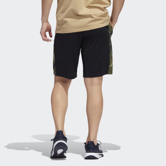 Shorts Deportivos Negros Aeroready Feelstrong Camo Adidas