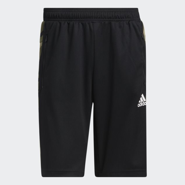 Shorts Deportivos Negros Aeroready Feelstrong Camo Adidas